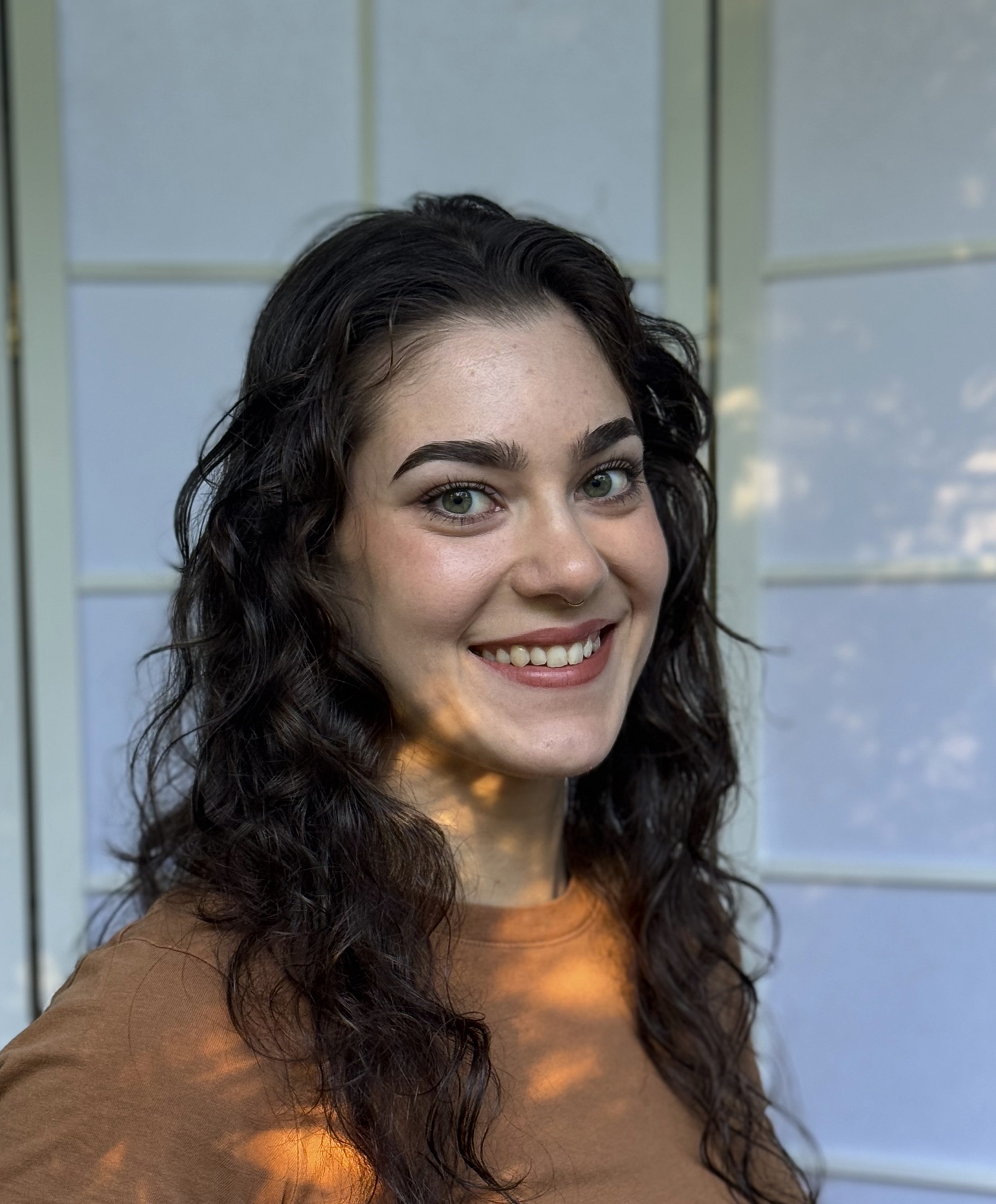 Colour portrait photograph of Aksinia Radaeva.