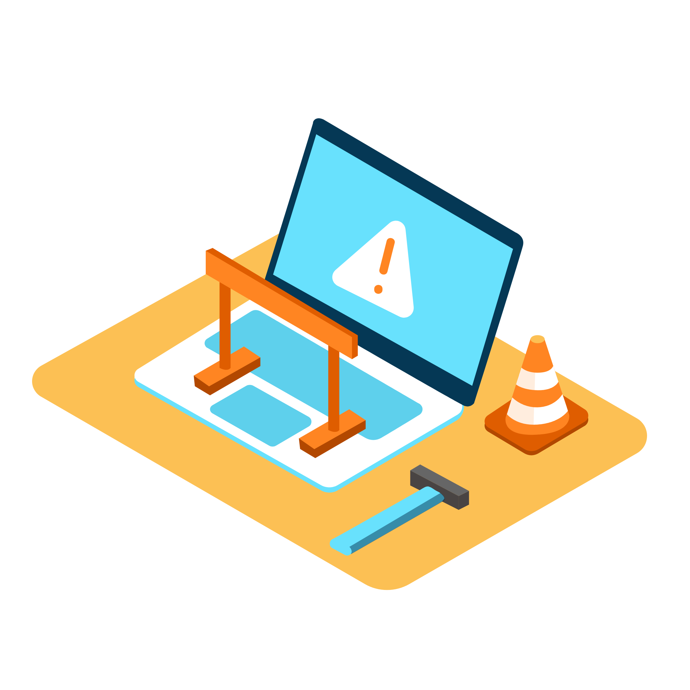 Stock-illustration of new projects in progress work in progress 